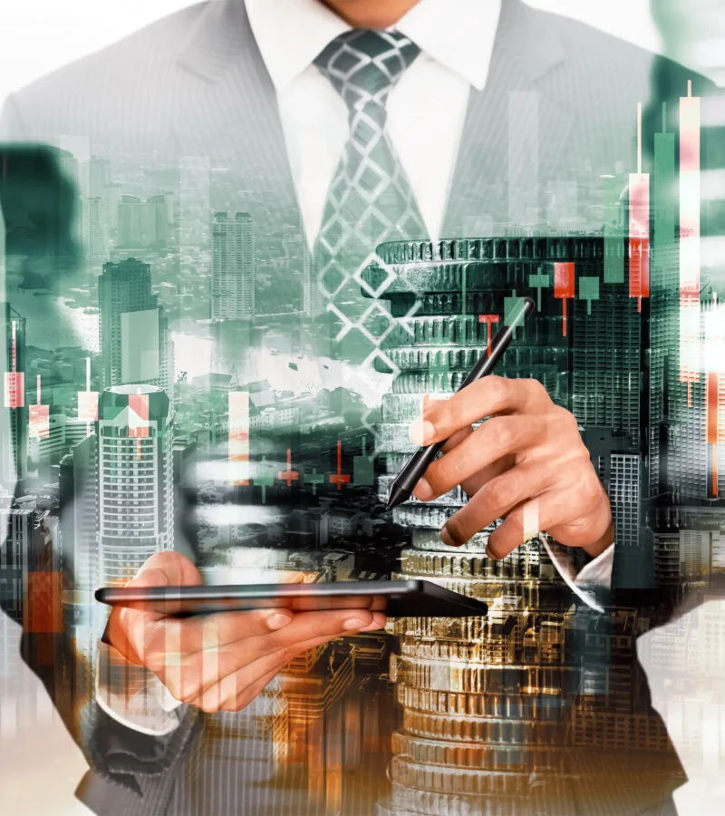 Founder-led and privately held business executives collaborating on strategic financial decisions.